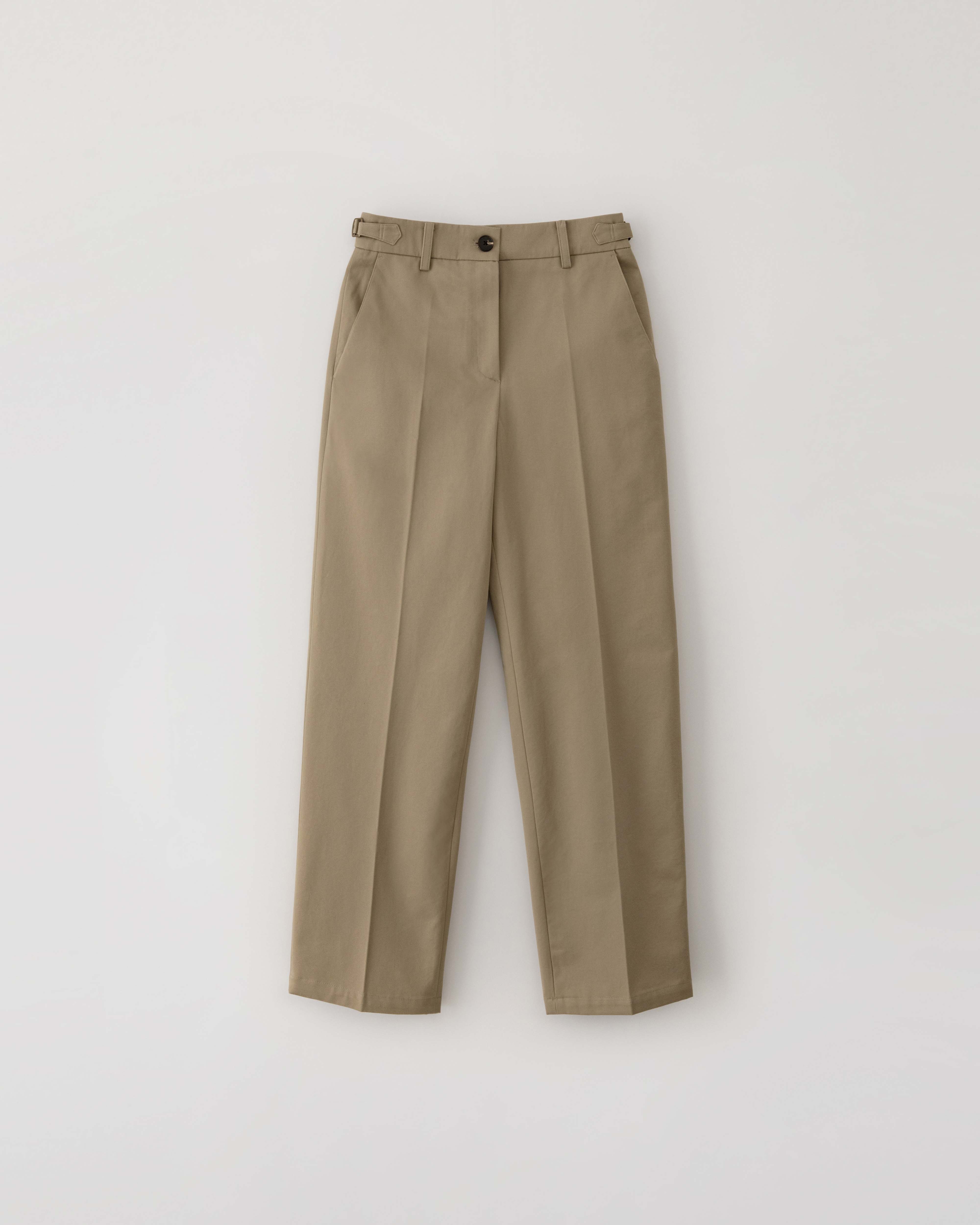Kennedy straight pants - taupe beige